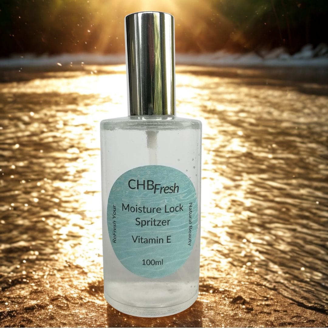 Moisture Lock Spritzer on wet sand by a river